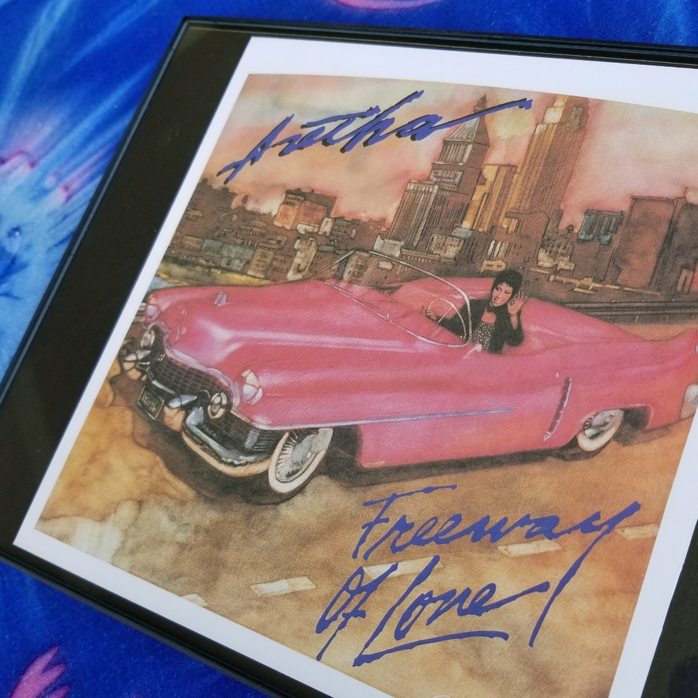 Aretha Franklin Pink Cadillac Freeway of Love Detroit Motown Wall Decor